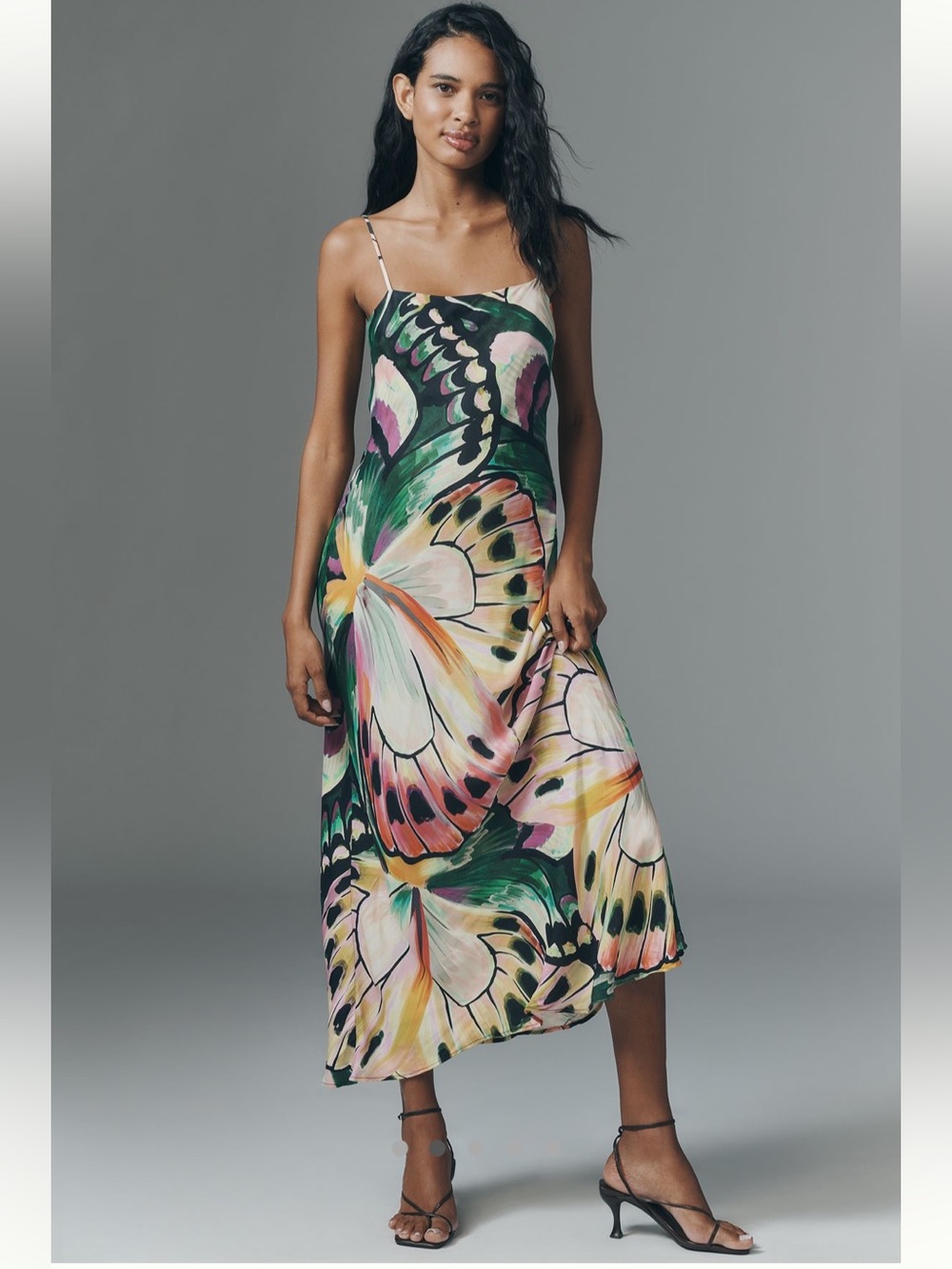Anthropologie NWT Farm Rio x Anthropologie Maxi Slip Dress size M - Picture 4 of 16